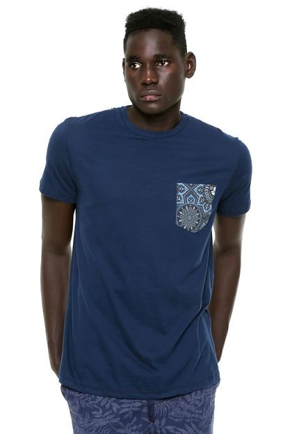 Camiseta Billabong Bolso Azul - Marca Billabong