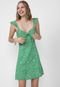 Vestido Forever 21 Curto Floral Verde - Marca Forever 21