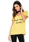 Camiseta It's & Co Cílios Amarela - Marca Its & Co