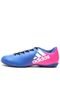 Chuteira adidas X 16.4 In Azul/Rosa - Marca adidas Performance