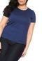 Blusa Cativa Plus Size Viscolight Plus Azul-Marinho - Marca Cativa Plus