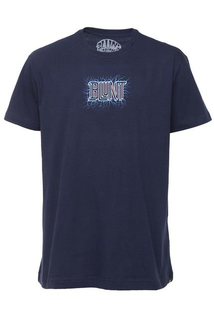 Camiseta Blunt Blue Flames Azul-Marinho - Marca Blunt