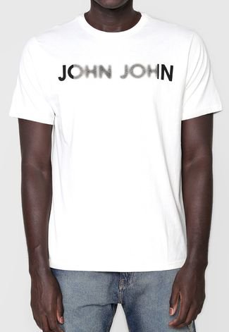 Camiseta John John Blurred Off-White - Compre Agora