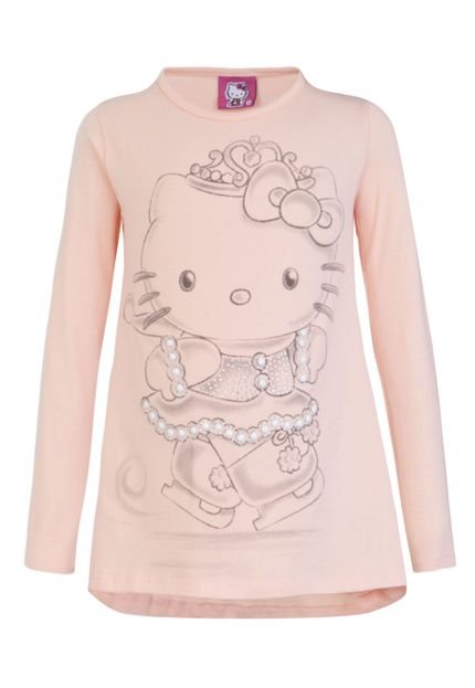 Blusa Hello Kitty Patins Rosa - Marca Hello Kitty