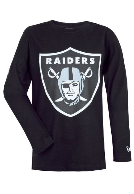 Camiseta New Era NFL Oakland Raiders Preta - Marca New Era