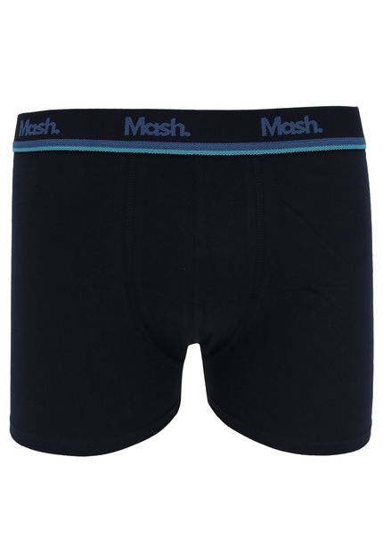 Cueca MASH Boxer Logo Azul-Marinho - Marca MASH