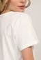 Camiseta Colcci Lettering Off-White - Marca Colcci