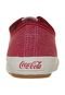 Tênis Ecco Houston Canvas Vermelho - Marca Coca Cola