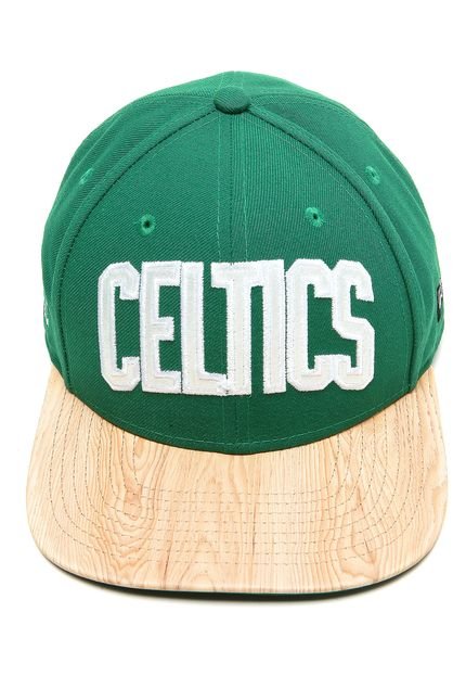 Boné New Era Boston Celtics Wood Verde - Marca New Era