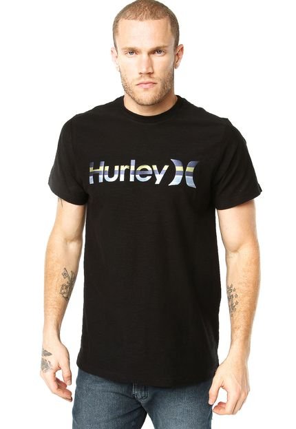 Camiseta Hurley Especial One & Only Warp Preta - Marca Hurley