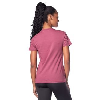 Camiseta Feminina New Balance Essentials Logo Vinho