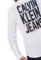 Camisa Calvin Klein Jeans Regular Estampada Branca - Marca Calvin Klein Jeans