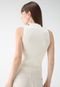Blusa Tricot Hering Gola ALta Off White - Marca Hering