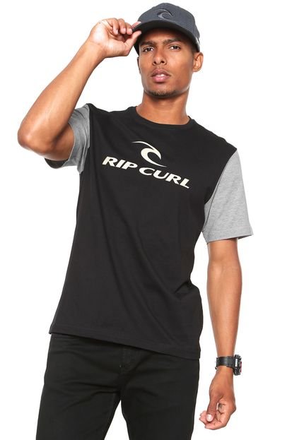 Camiseta Rip Curl Dc Corp Preta - Marca Rip Curl