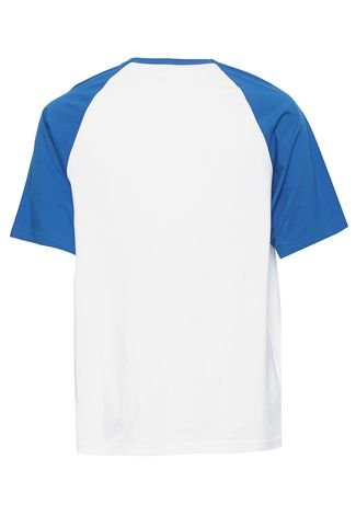 Camiseta WEE! Raglan Branca/Azul
