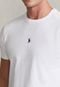 Camiseta Polo Ralph Lauren Logo Bordado Branca - Marca Polo Ralph Lauren