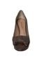 Peep Toe Meia Pata Marrom - Marca Raphaella Booz