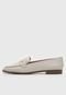 Mocassim Loafer de Couro Off-White - Marca Jorge Bischoff