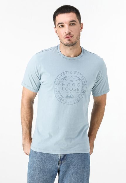 Camiseta Hang Loose Palms Azul - Marca Hang Loose