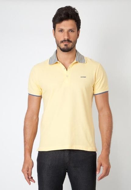 Camisa Polo Sommer Mini Striped Amarela - Marca Sommer