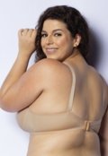 Kit 2 Sutiãs Reforçado Gabi Lingerie Plus Size Sem Bojo Sustentação Compressão Cinta Multicolorido - Marca Gabi Lingerie