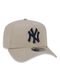 Boné New Era 9forty A-frame Snapback New York Yankees Bege - Marca New Era