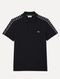 Polo Lacoste Masculina Piquet Stripe Stretch Preta - Marca Lacoste