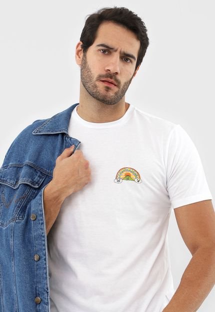 Camiseta Volcom Slim Ozzie Branca - Marca Volcom