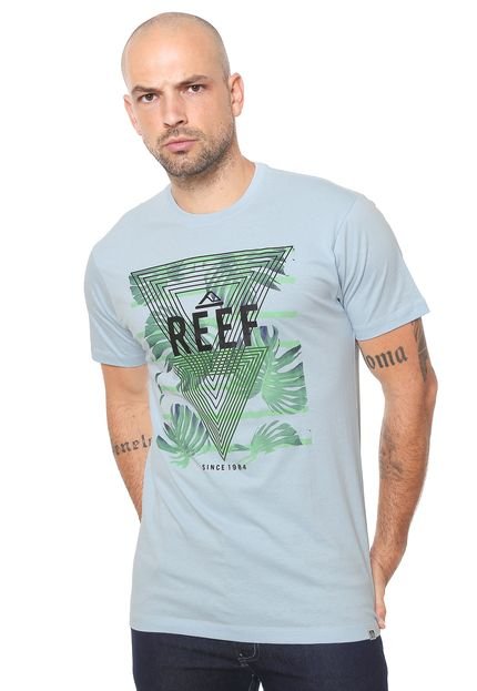Camiseta Reef Básica Green Azul - Marca Reef