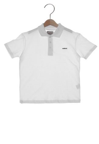 Camisa Polo Colcci Fun Logo Branca