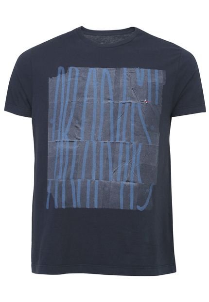 Camiseta Aramis Estampada Azul-Marinho - Marca Aramis