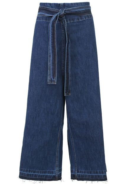 Calça Jeans Carmim Pantacourt Gil Azul - Marca Carmim
