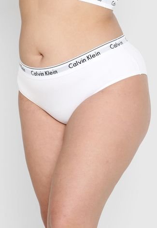 Calcinha Calvin Klein Underwear Biquíni Modern Branca