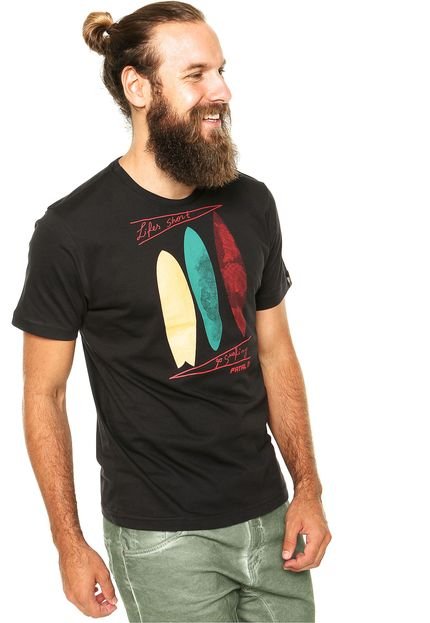 Camiseta Fatal Go Surfing Preta - Marca Fatal Surf