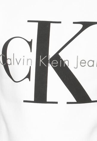 Moletom Calvin Klein Clean Branca