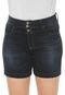 Short Jeans Lunender Mais Mulher Plus Pespontos Azul-marinho - Marca LND Lunender Mais Mulher Plus