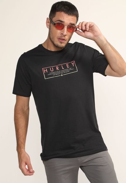 Camiseta Hurley Established Preta - Marca Hurley