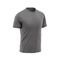 Kit Short   Camiseta Dry Treino Fitness Academia Bermuda Camisa Praia Esporte Cinza/Preto - Marca Life