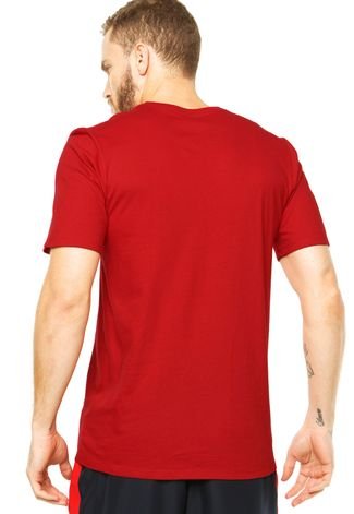 Camiseta Nike Sportswear Embroid Swoosh Vermelha