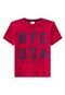 Conjunto Menino Bermuda   Camiseta Milon Vermelho - Marca Milon