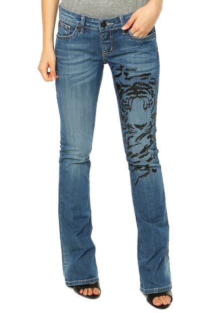 Calça Jeans Forum Raquel Flare Tigre Azul - Marca Forum