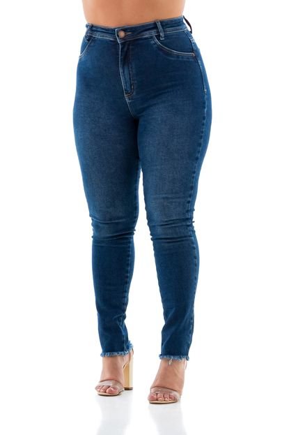 Calça Jeans Feminina Arauto Hot Cropped Meteoro  Azul - Marca ARAUTO JEANS