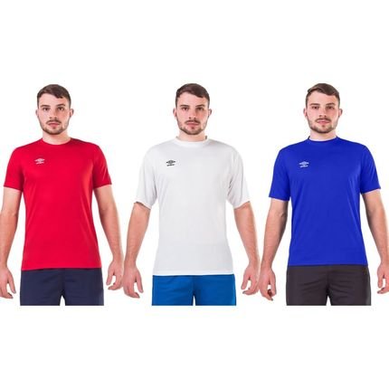 Kit 3 Camisetas Umbro TWR Striker Masculina - Marca Umbro