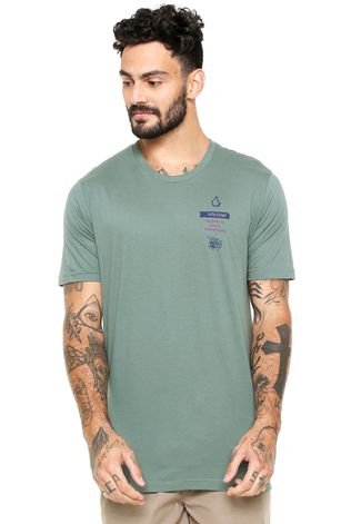 Camiseta Volcom Magnet Verde