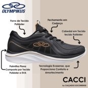 Tenis Feminino Running Leveza Evasense Olympikus Atena - Marca Olympikus