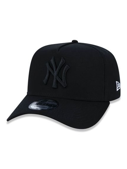 Boné New Era 9forty A-frame Snapback New York Yankees Preto - Marca New Era