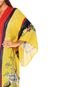 Kimono Colcci Loose Amarelo/Vermelho - Marca Colcci