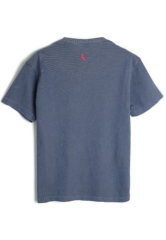 Camiseta Reserva Mini Infantil Estampada Azul
