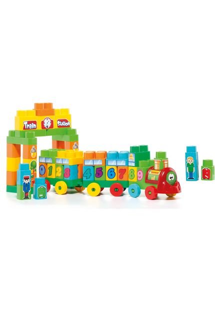 Baby Land Cardoso Toys Trenzinho Didático Verde - Marca Cardoso Toys