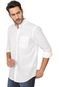 Camisa IZOD Reta Lisa Branca - Marca IZOD